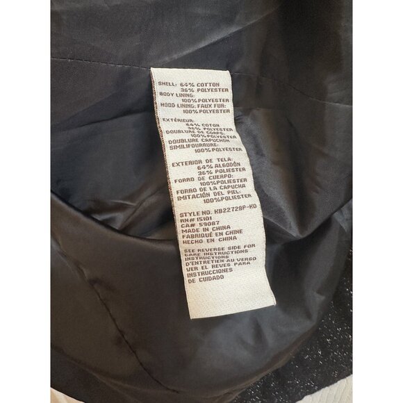 Koolaburra Ugg Hooded Fleece Jacket Sherpa Lined Black Marled Full Zip Sz Large - Picture 5 of 7